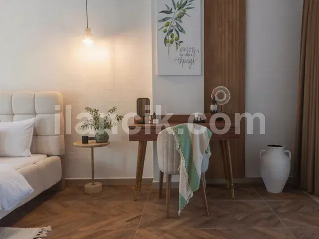 Girne Lapta'da Satılık 1+1 Hazır Daire - 4