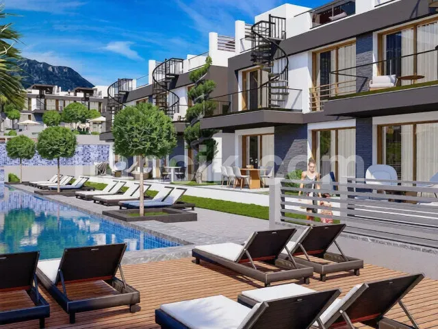 Satılık 2+1 Bahçeli Daire - Lapta, Girne