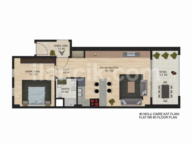 Lapta'da Satılık 2+1 Duplex Daire - Denize Yakın Konum - 18