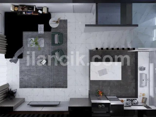 Satılık 1+1 Daire, Bahçeli Girne - 104 m² - 9