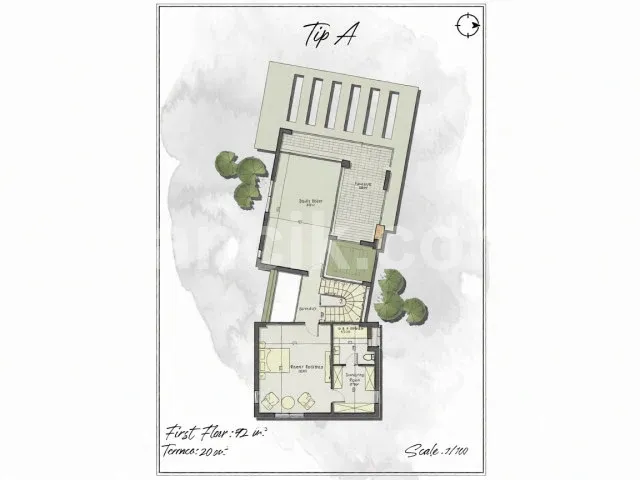 Satılık 3+1 Villa - Çatalköy, Girne - 9