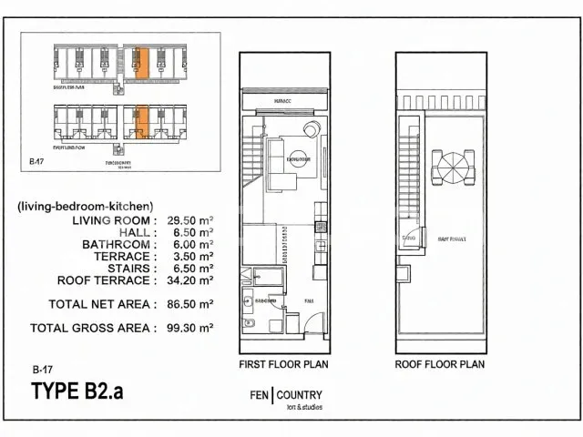 Bahçeli'de Satılık Modern 1+1 Daire - Zengin Sosyal Tesisler - 6