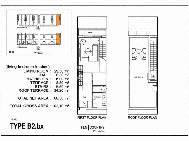Bahçeli'de Satılık Modern 1+1 Daire - Zengin Sosyal Tesisler - 7