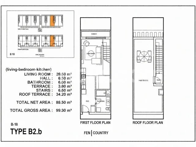 Bahçeli'de Satılık Modern 1+1 Daire - Zengin Sosyal Tesisler - 9