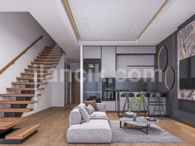 Bahçeli'de Satılık Modern 1+1 Daire - Zengin Sosyal Tesisler - 15