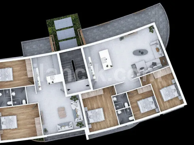 Satılık 2+1 Penthouse, Lapta Girne - Denize 800m - 8