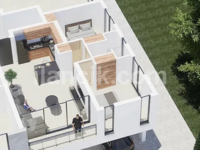 Lefkoşa Marmara'da Satılık 2 Odalı Penthouse - 6