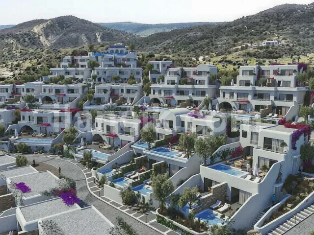 Satılık İkiz Villa, Kayalar Girne - 226 m² - 2