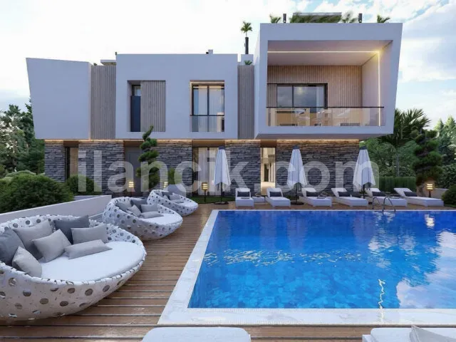 Girne Alsancak'ta Satılık 1 Yatak Odalı Daire - 2
