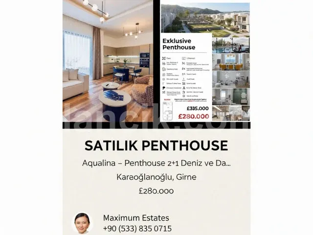 Karaoğlanoğlu'nda Satılık 2 Yatak Odalı Çatı Katı Dairesi - 9