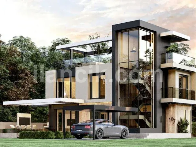 Girne Lapta'da Satılık 4 Yatak Odalı Lüks Villa