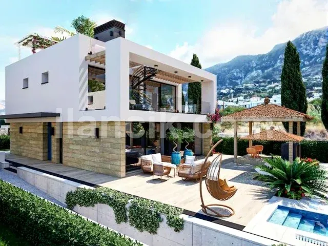 Satılık 4 Odalı Villa – Girne Lapta Sahil Bölgesi - 3
