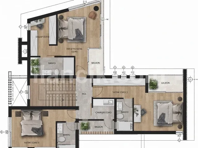 Satılık 4 Yatak Odalı Villa - Çatalköy, Girne - 13