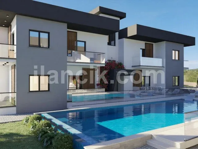 Satılık 2+1 Daire, Havuz ve Bahçe ile Lapta Girne - 3