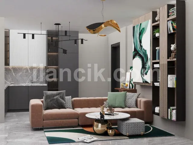 Satılık 2+1 Daire, Havuz ve Bahçe ile Lapta Girne - 8