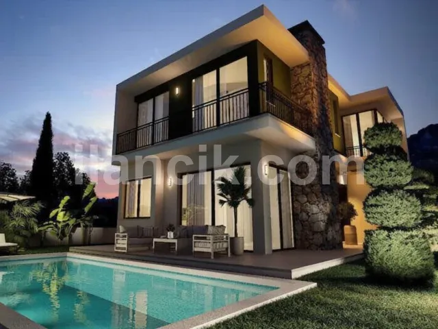Satılık 3 Yatak Odalı Villa | Zeytinlik, Girne - 2