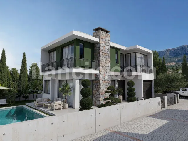 Satılık 3 Yatak Odalı Villa | Zeytinlik, Girne - 4