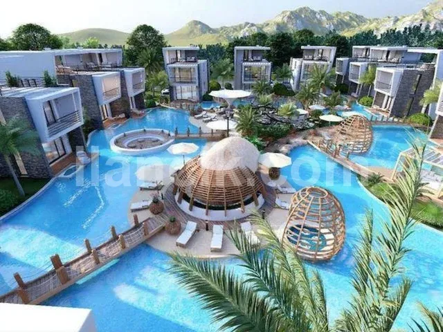 Lapta'da Satılık 2+1 İkiz Villa - Denize 400 Metre