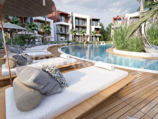 Satılık 2+1 Daire, Lapta Girne - Deniz Manzaralı