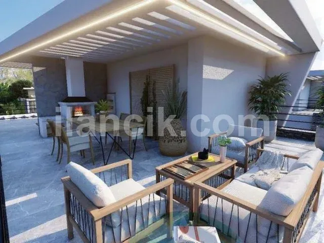 Lapta'da Satılık 2+1 İkiz Villa - Denize 400 Metre - 9