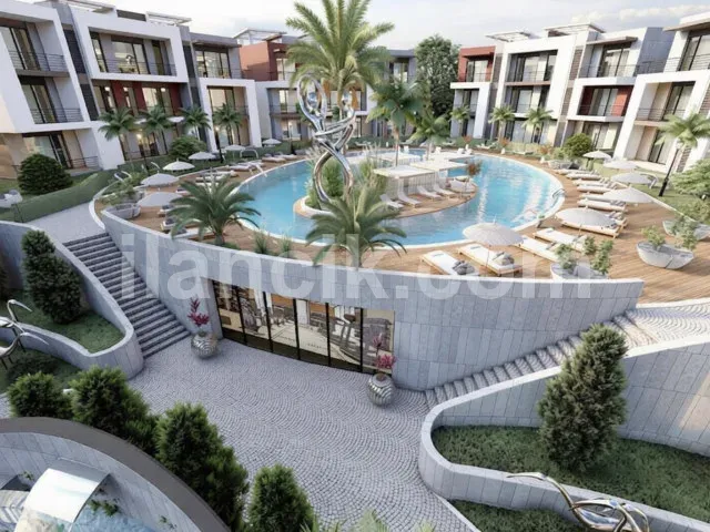 Satılık 2+1 Daire, Lapta Girne - Deniz Manzaralı - 10
