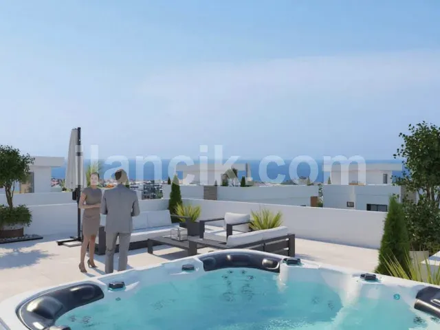 Satılık 4 Yatak Odalı Lüks Villa - Alsancak, Girne
