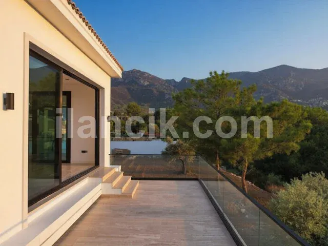Bellapais'te Satılık 4 Yatak Odalı Lüks Villa - 11