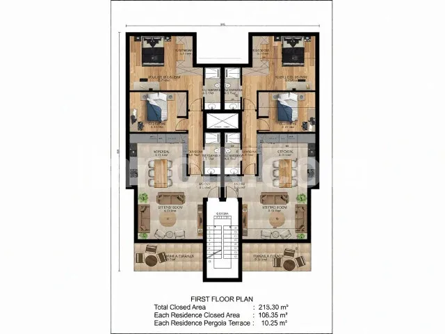 Alsancak'ta Satılık 2 Yatak Odalı Daire - Girne - 9