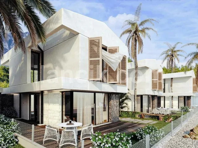 Nafes Kesen Deniz ve Dağ Manzarasından En İyi Şekilde Yararlanmak İçin Tasarlanmış 20 Villa ve Teraslı Evden Oluşan Güzel Havuzlu Bir Site. - 13