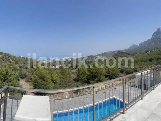 Satılık Villa, Karmi, Girne - Deniz ve Dağ Manzaralı - 19