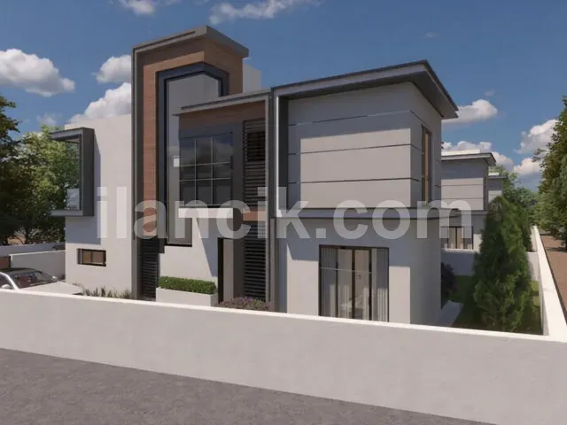 Alsancak'ta Satılık Havuzlu 4 Yatak Odalı Modern Villa - 4