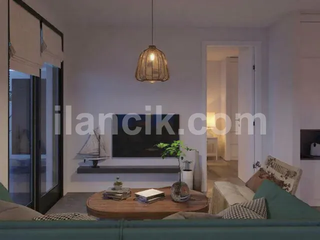 Satılık 1+1 Daire - Yayla, Güzelyurt - Deniz Manzaralı - 5