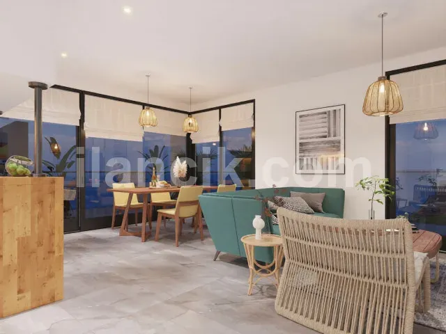 Satılık 1+1 Daire - Yayla, Güzelyurt - Deniz Manzaralı - 13