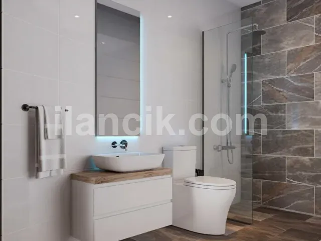 Satılık 1+1 Daire - Yayla, Güzelyurt - Deniz Manzaralı - 20
