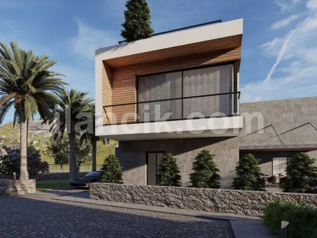 Girne Edremit'te Satılık 4 Yatak Odalı Lüks Villa
