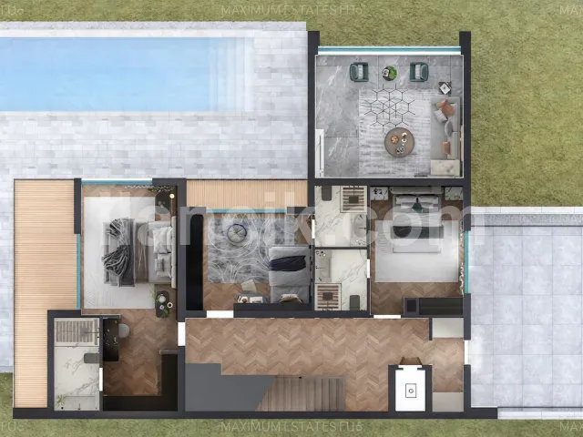 Edremit'te Satılık 4 Yatak Odalı Özel Havuzlu Villa - 12