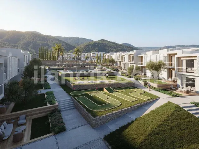 Karşıyaka'da Satılık 1+1 Dağ ve Deniz Manzaralı Daire - 5