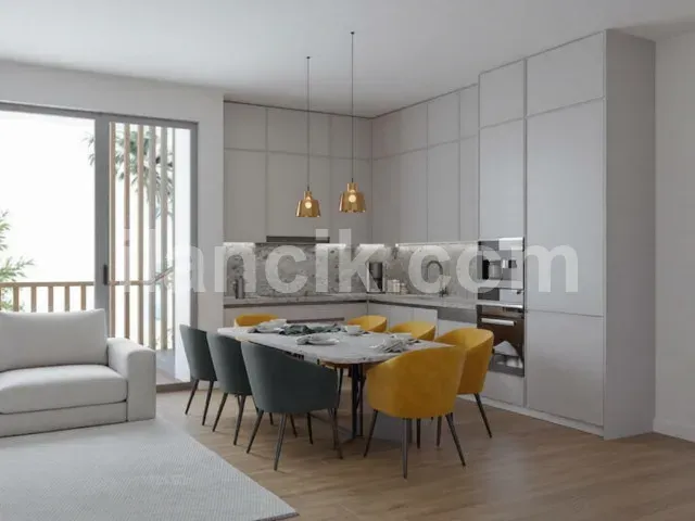 Karşıyaka'da Satılık 1+1 Dağ ve Deniz Manzaralı Daire - 13