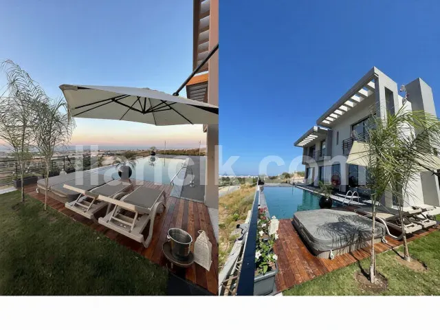 Satılık 4 Yatak Odalı Lüks Villa - Edremit, Girne