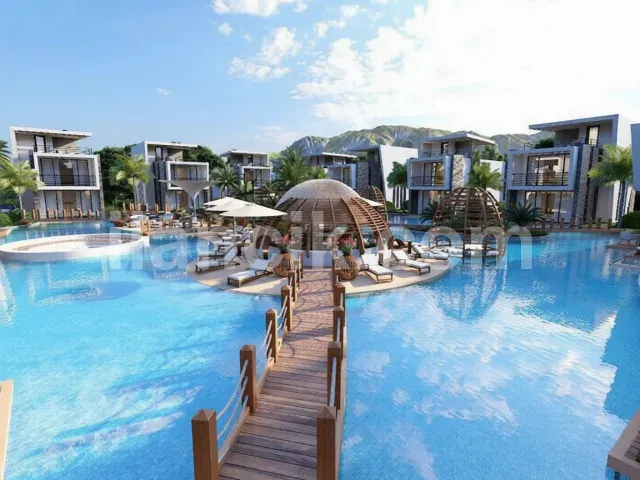 Satılık 2 Yatak Odalı İkiz Villa - Lapta, Girne - 2