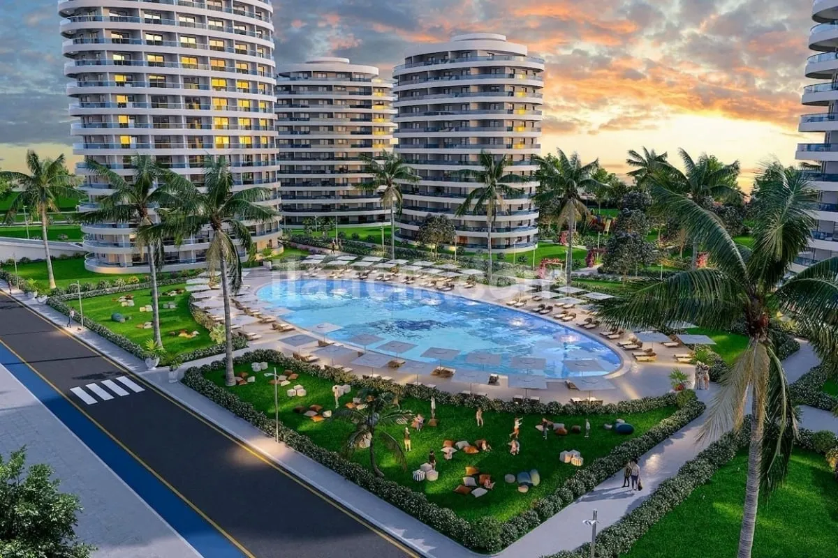 İskele Long Beach’te Denize Yakın Lüks Rezidans Projesi – Studio, 1-1 ve 2-1 Daire Seçenekleri Uzun Vade İmkanı - 2