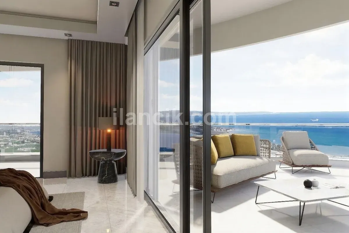 İskele Long Beach’te Denize Yakın Lüks Rezidans Projesi – Studio, 1-1 ve 2-1 Daire Seçenekleri Uzun Vade İmkanı - 9