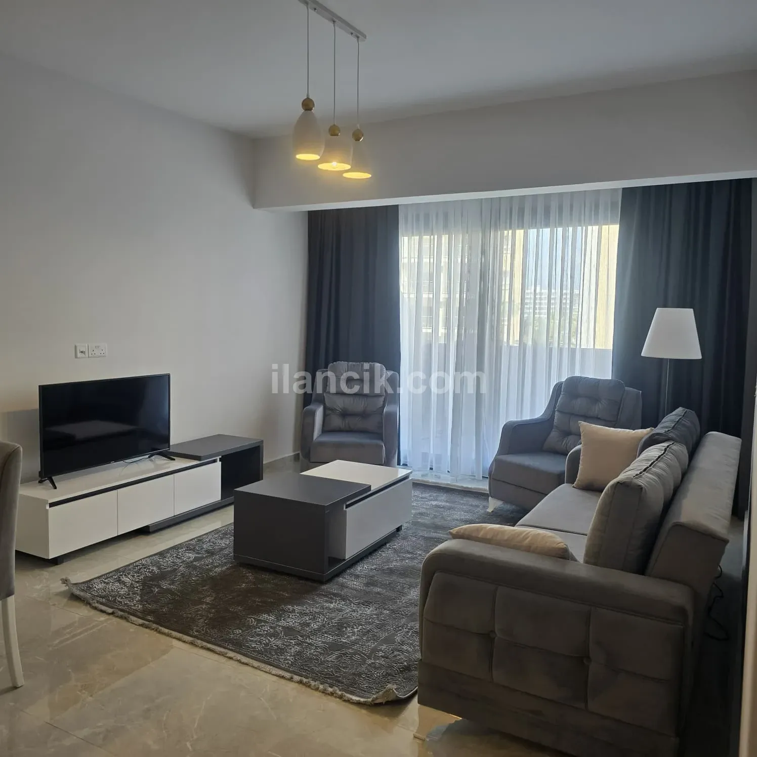 İskele Long Beach River Side Prohesinde 1+1 Kiralık Daire - 5